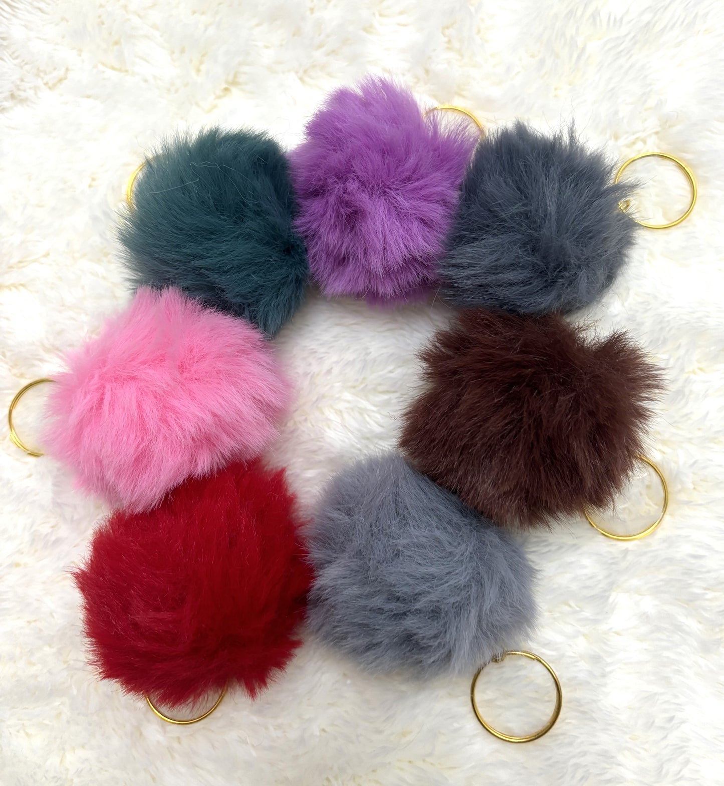 Pom Pom Keychain