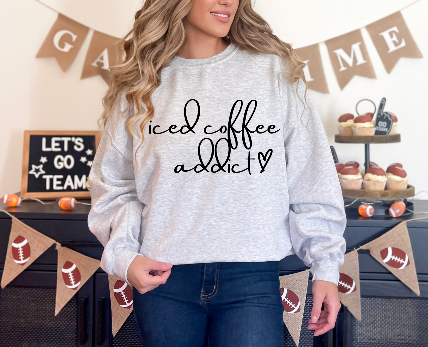Iced Coffee Addict Crewneck