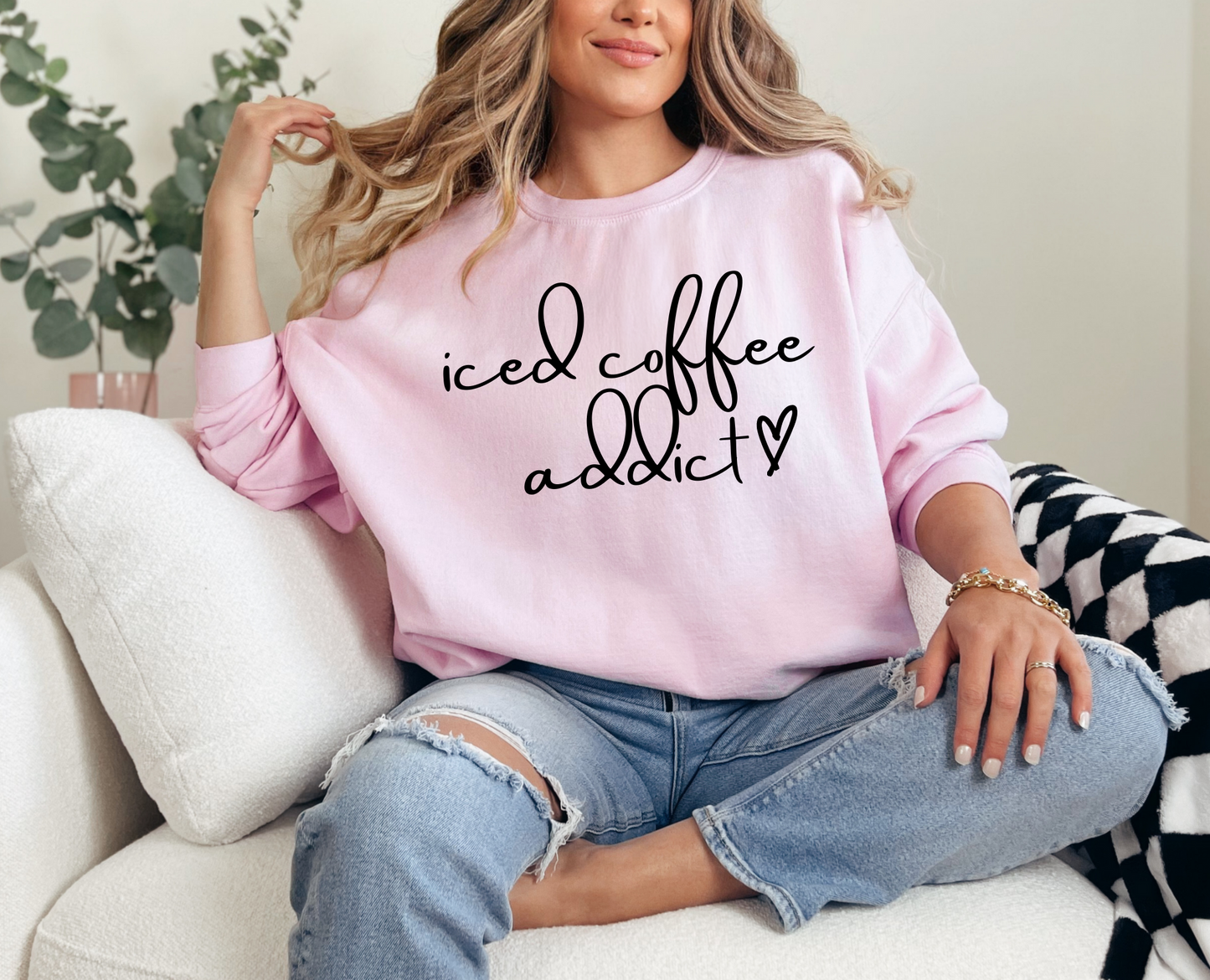 Iced Coffee Addict Crewneck