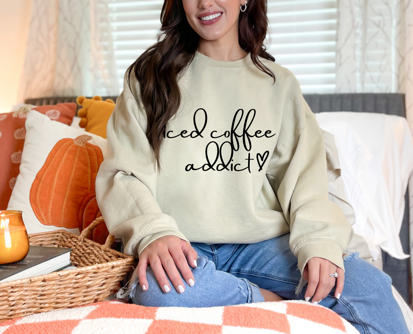 Iced Coffee Addict Crewneck