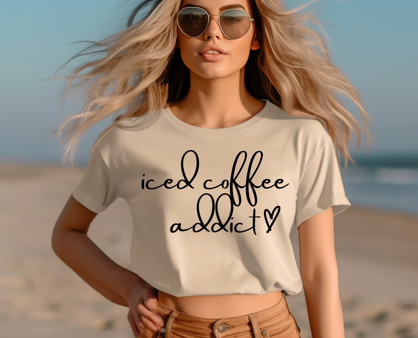 Iced Coffee Addict T-shirt