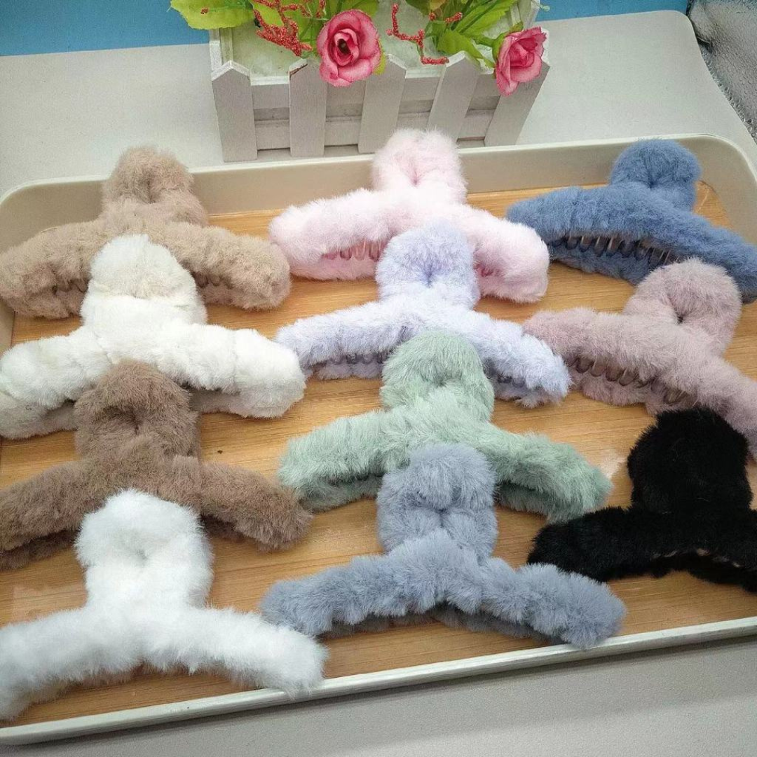 Plush Hair Clip